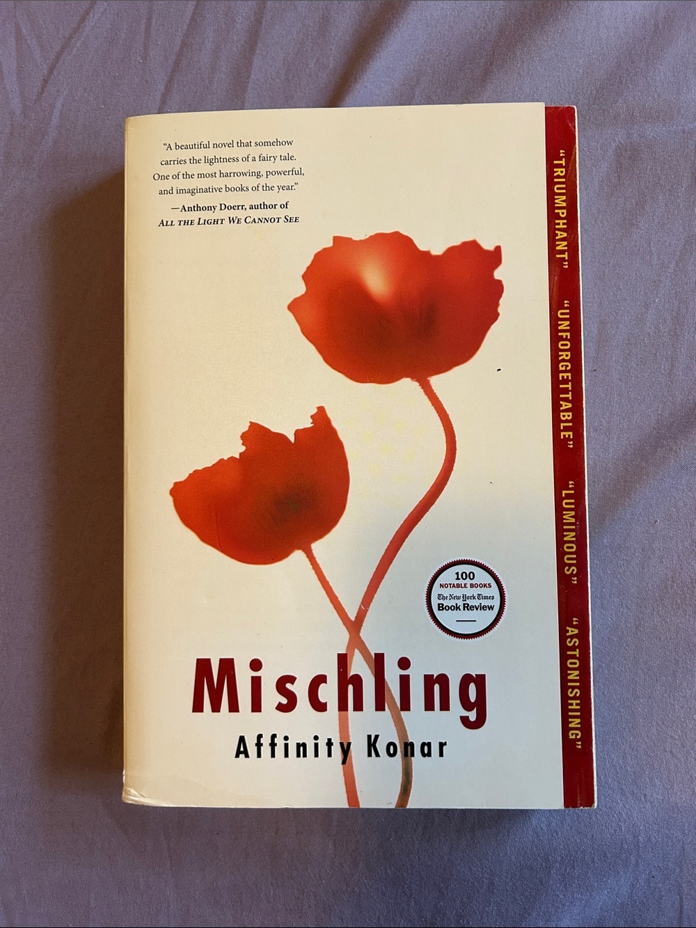 Mischling by Affinity Konar , novel